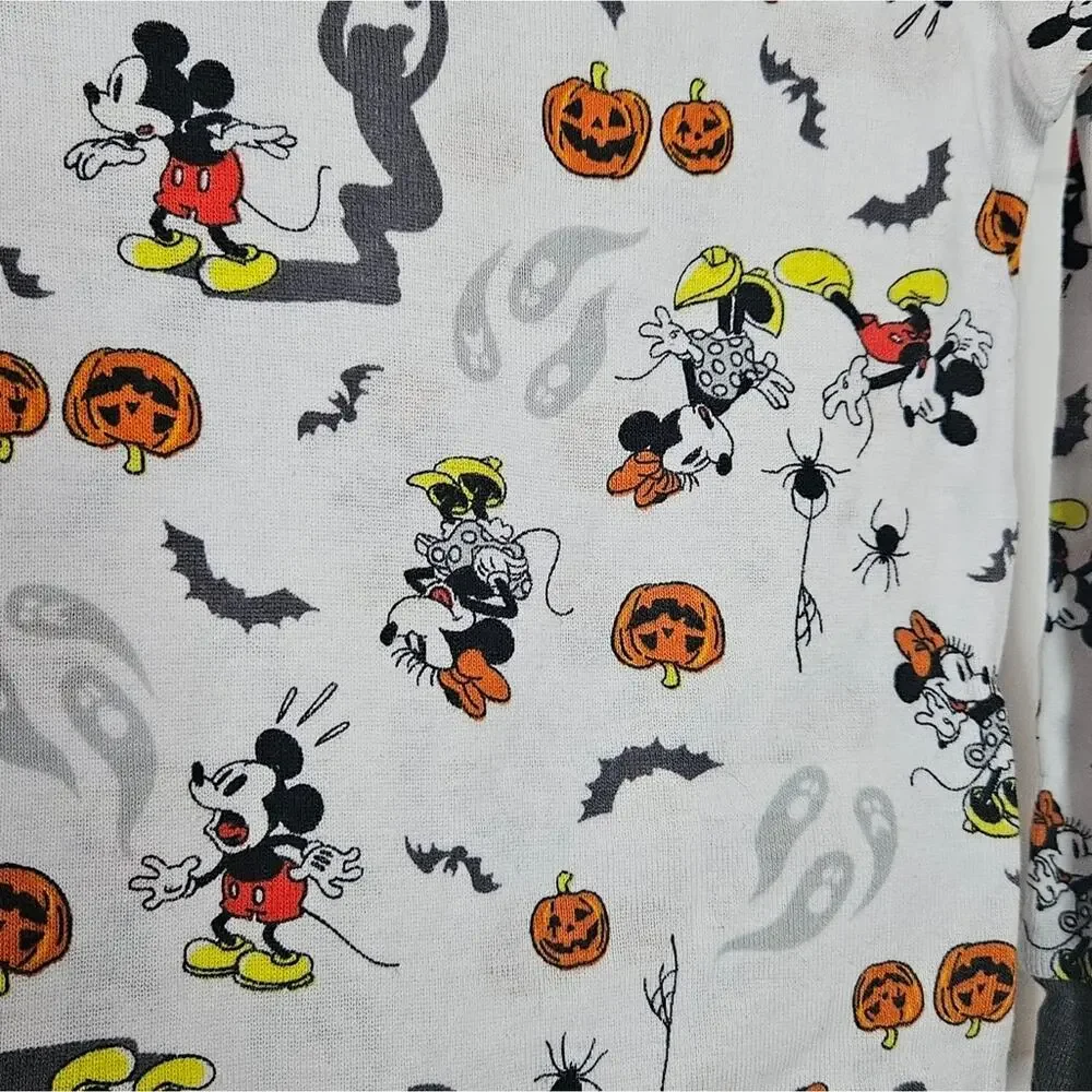 Disney unisex‎ 2 piece Halloween Mickey and Minnie mouse pajama set size 2T